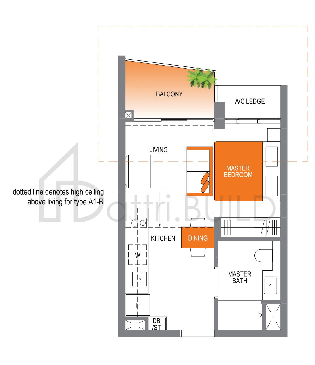 LAKE GRANDE A1 floorplan (watermarked)