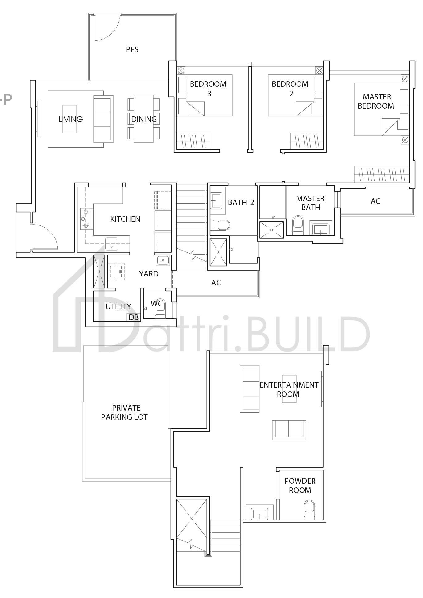 THE VALES C5-P floorplan (watermarked)