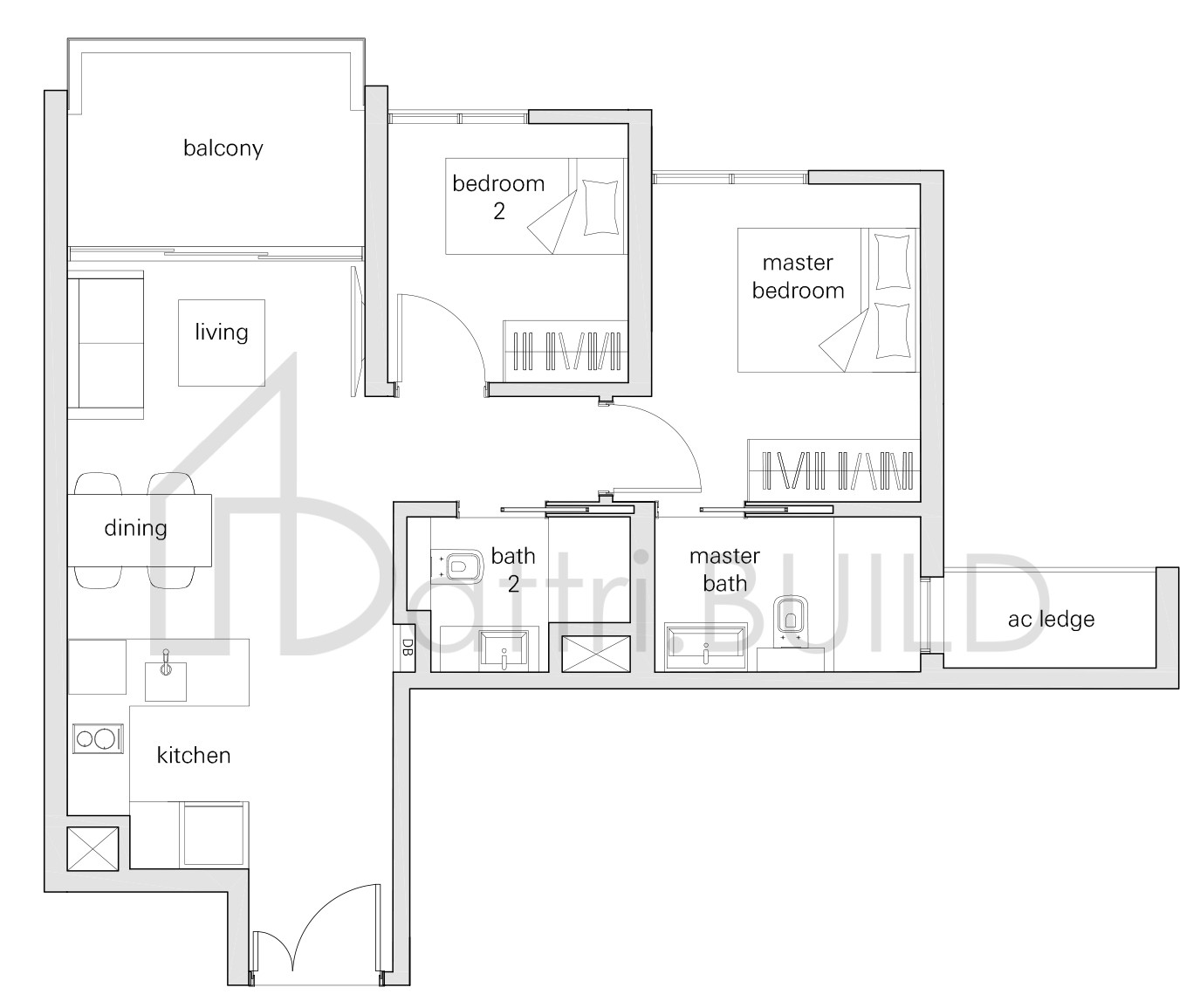 THE PANORAMA 2c floorplan (watermarked)