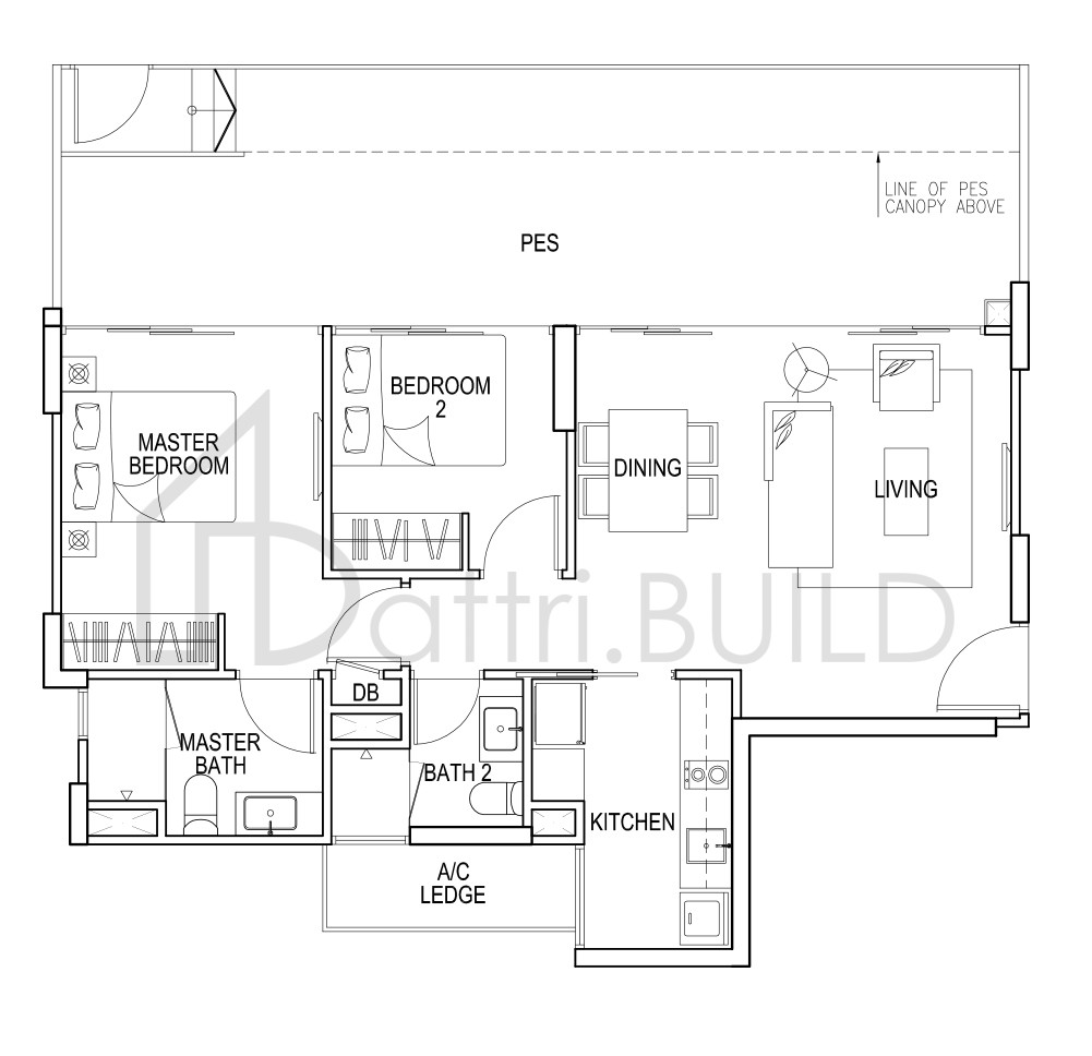 FLO RESIDENCE A2p1 floorplan (watermarked)