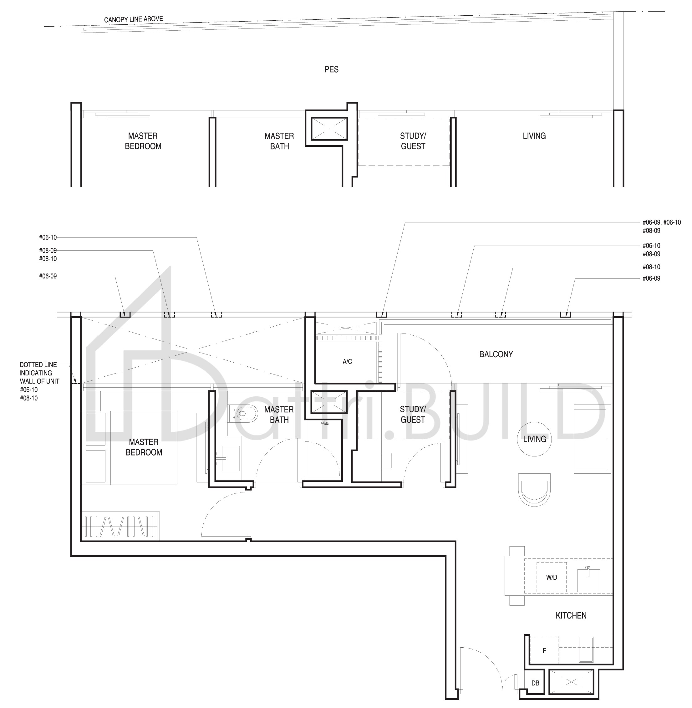 UP@ROBERTSON QUAY B2-1 (PES) floorplan (watermarked)