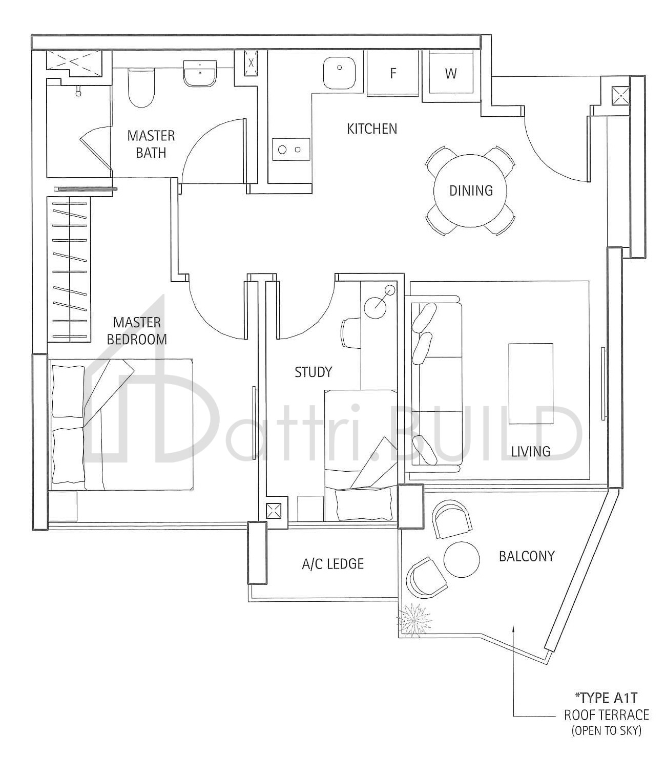 WATERBANK AT DAKOTA A1 floorplan (watermarked)