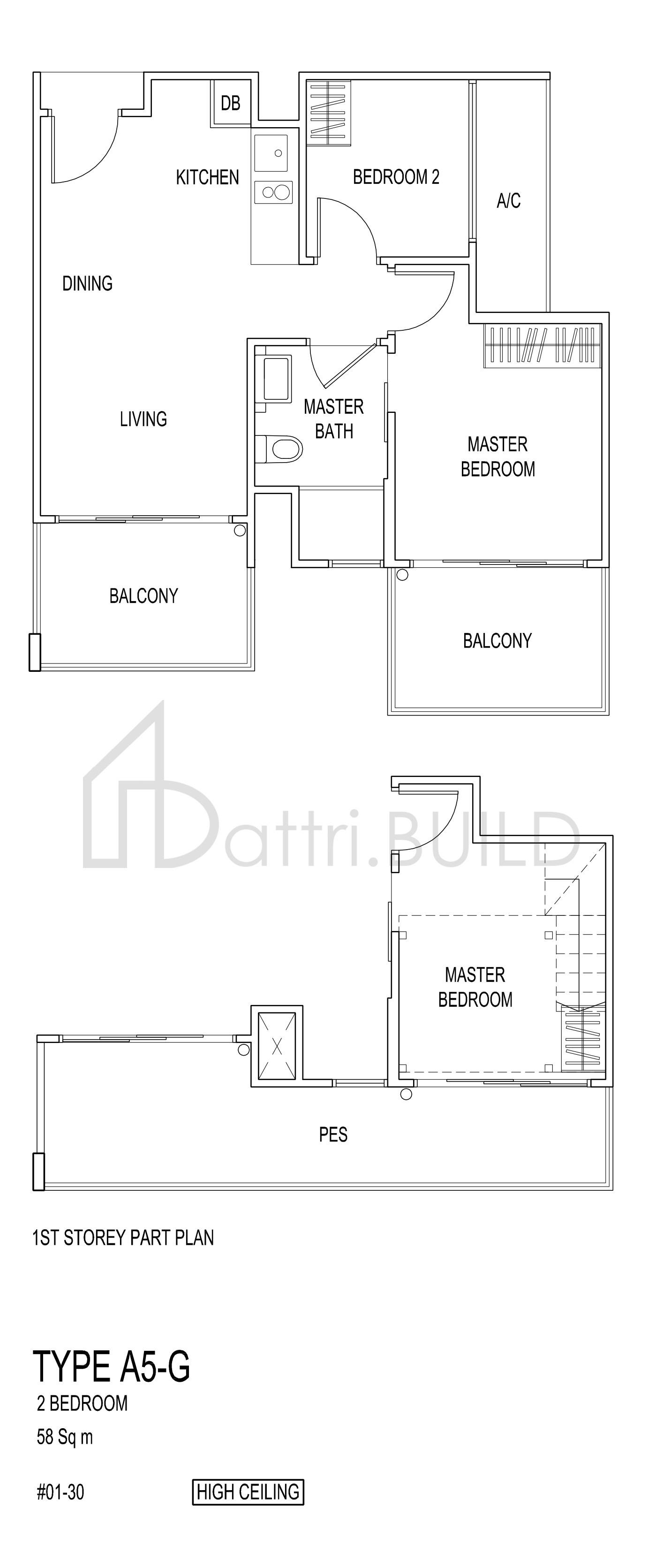 JADE RESIDENCES A5-G floorplan (watermarked)