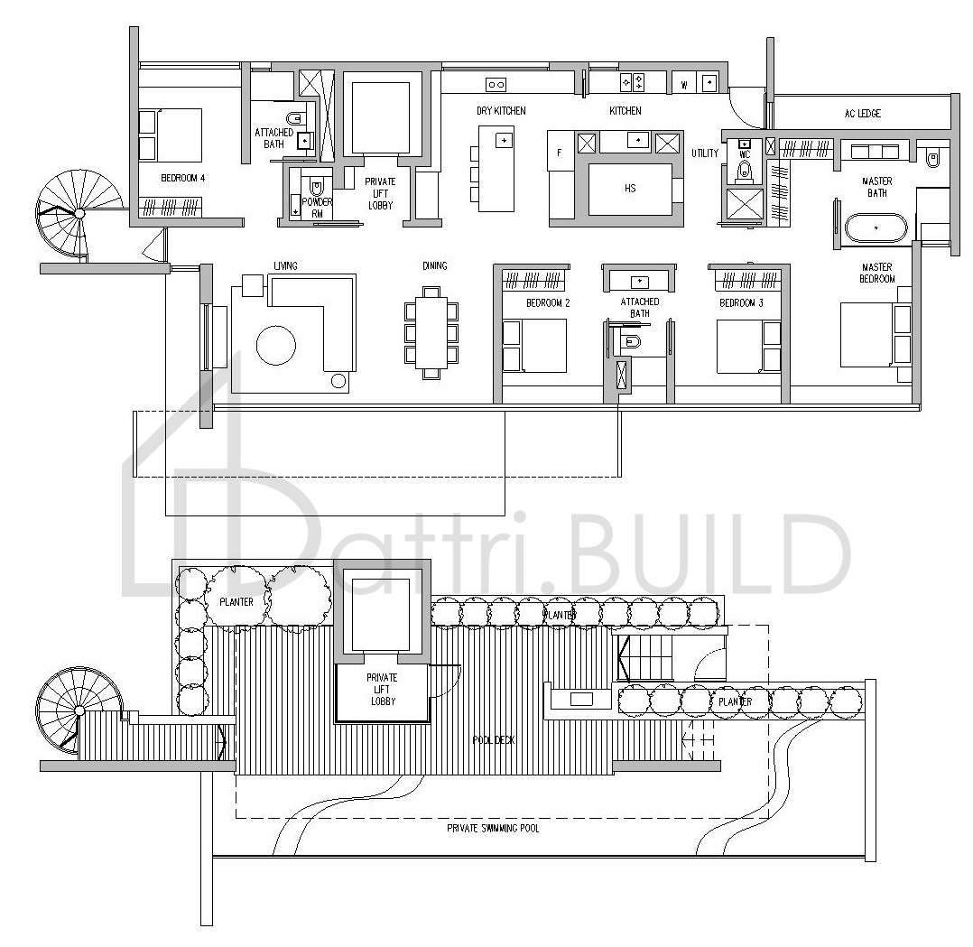 LEEDON RESIDENCE 4B-R floorplan (watermarked)