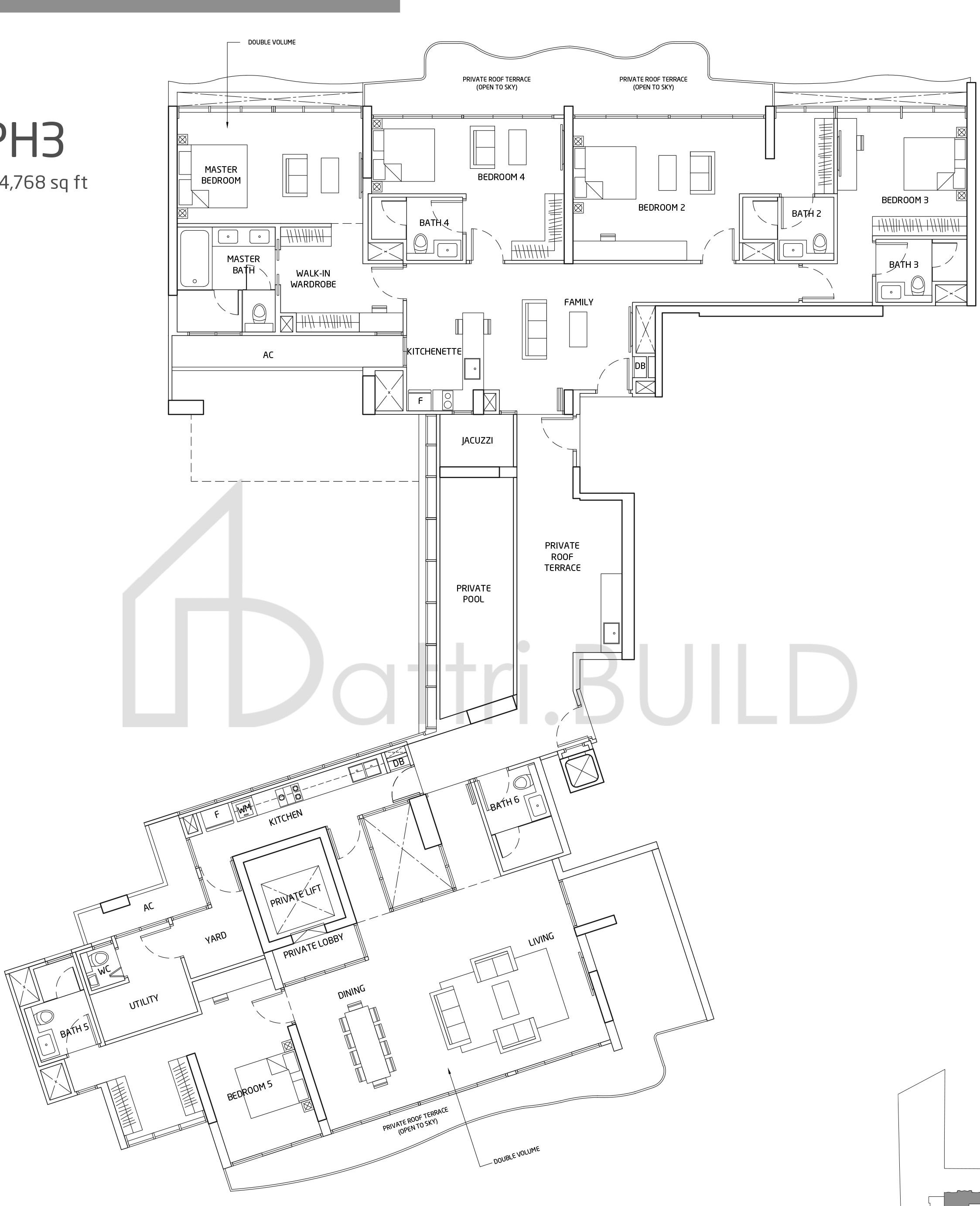 QUEENS PEAK PH3 floorplan (watermarked)