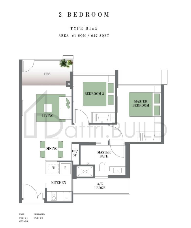 BOTANIQUE AT BARTLEY B1aG floorplan (watermarked)