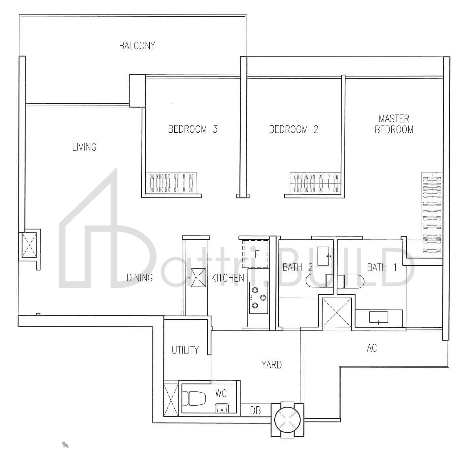 WANDERVALE B3 floorplan (watermarked)