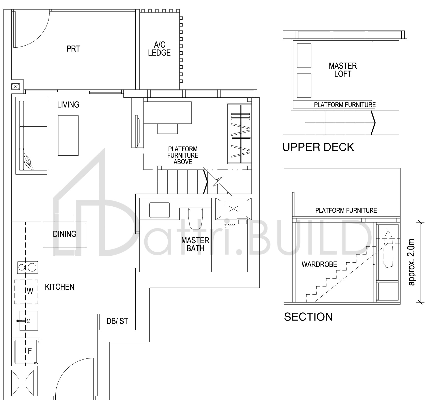 SIMS URBAN OASIS A1L-P floorplan (watermarked)