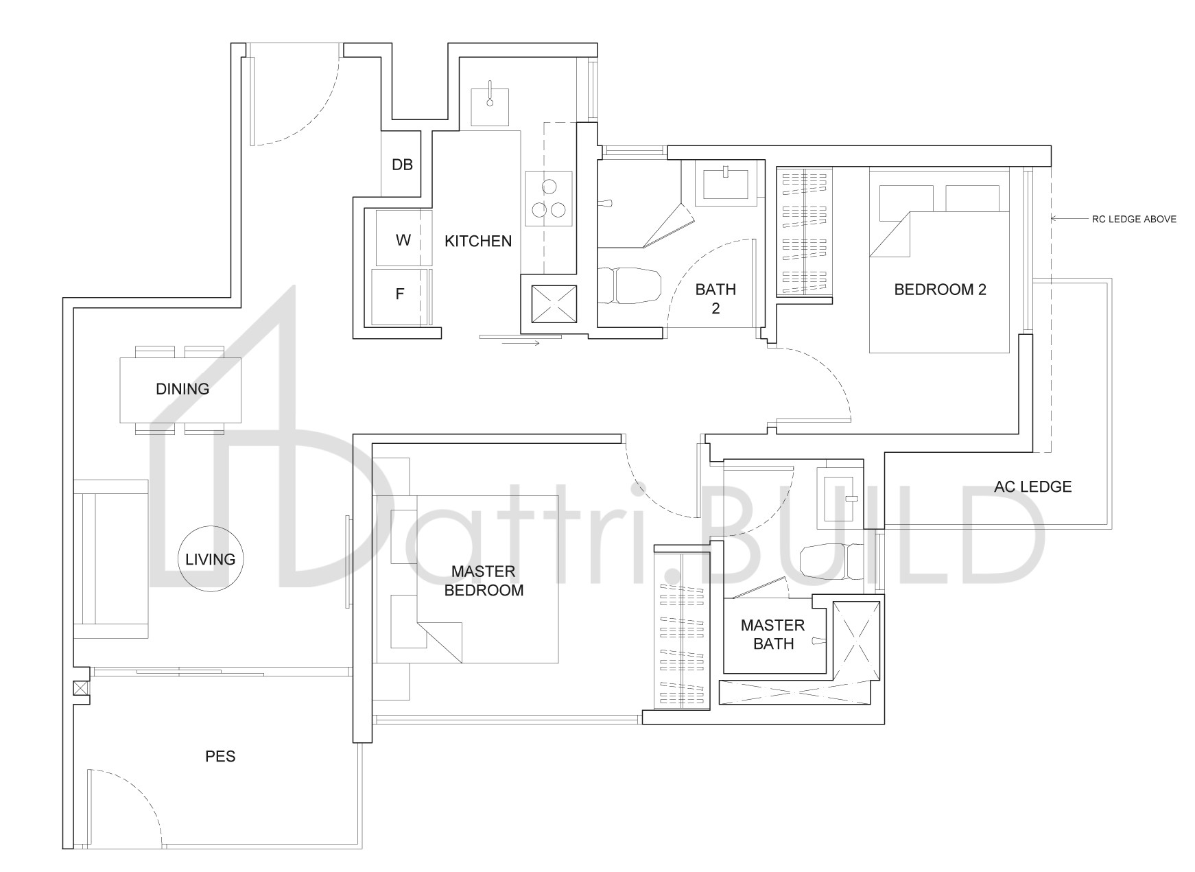THE CRITERION A1P floorplan (watermarked)