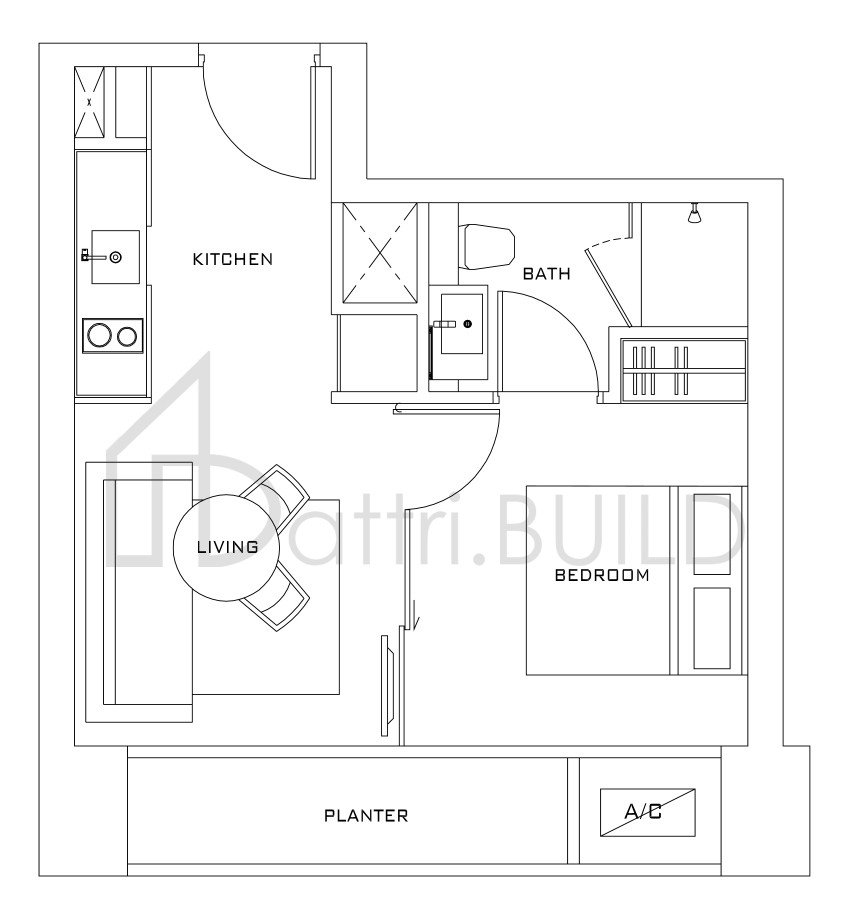SKYSUITES@ANSON A1 floorplan (watermarked)