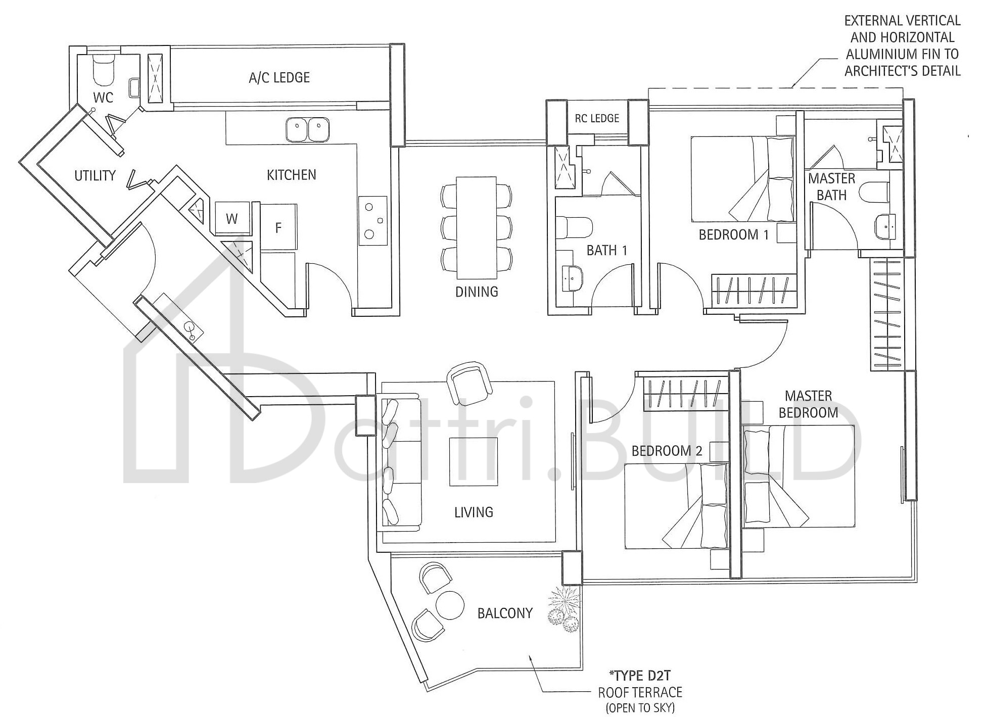 WATERBANK AT DAKOTA D2 floorplan (watermarked)