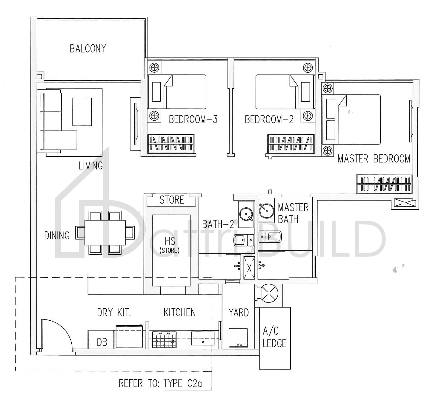 CANBERRA RESIDENCES C2 floorplan (watermarked)