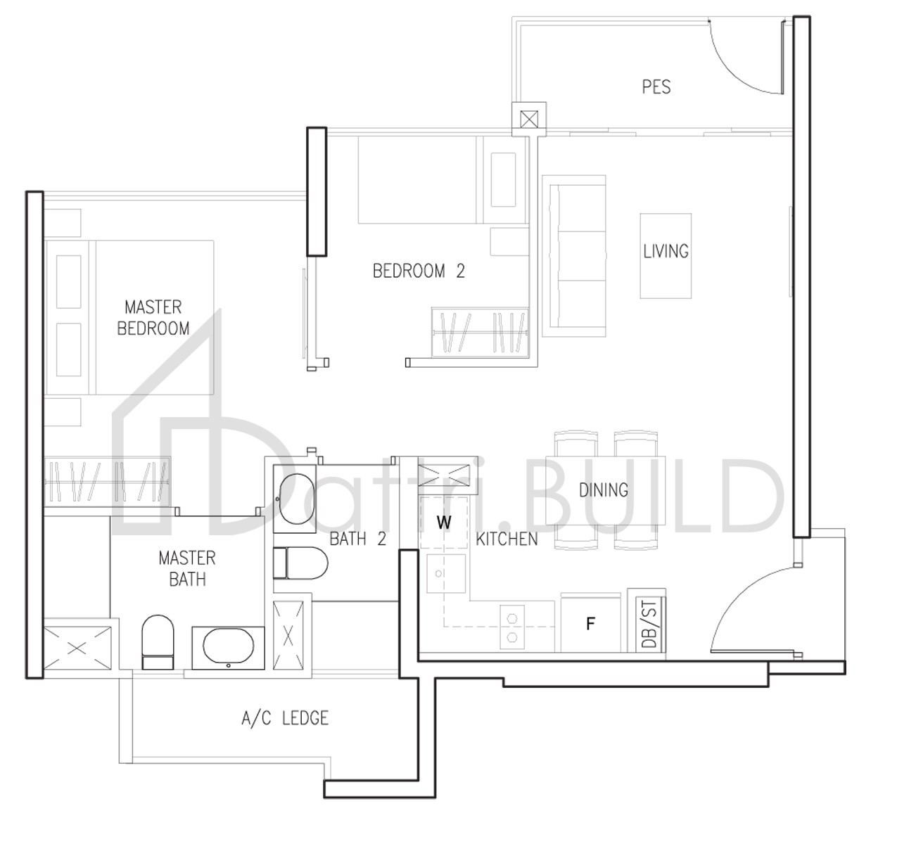 NORTHWAVE B1-P floorplan (watermarked)