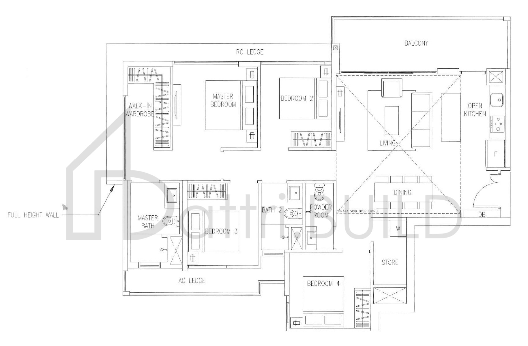 THE VISIONAIRE D2L floorplan (watermarked)