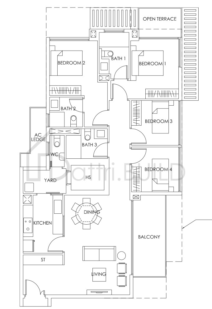 BEDOK RESIDENCES D2a (T) floorplan (watermarked)