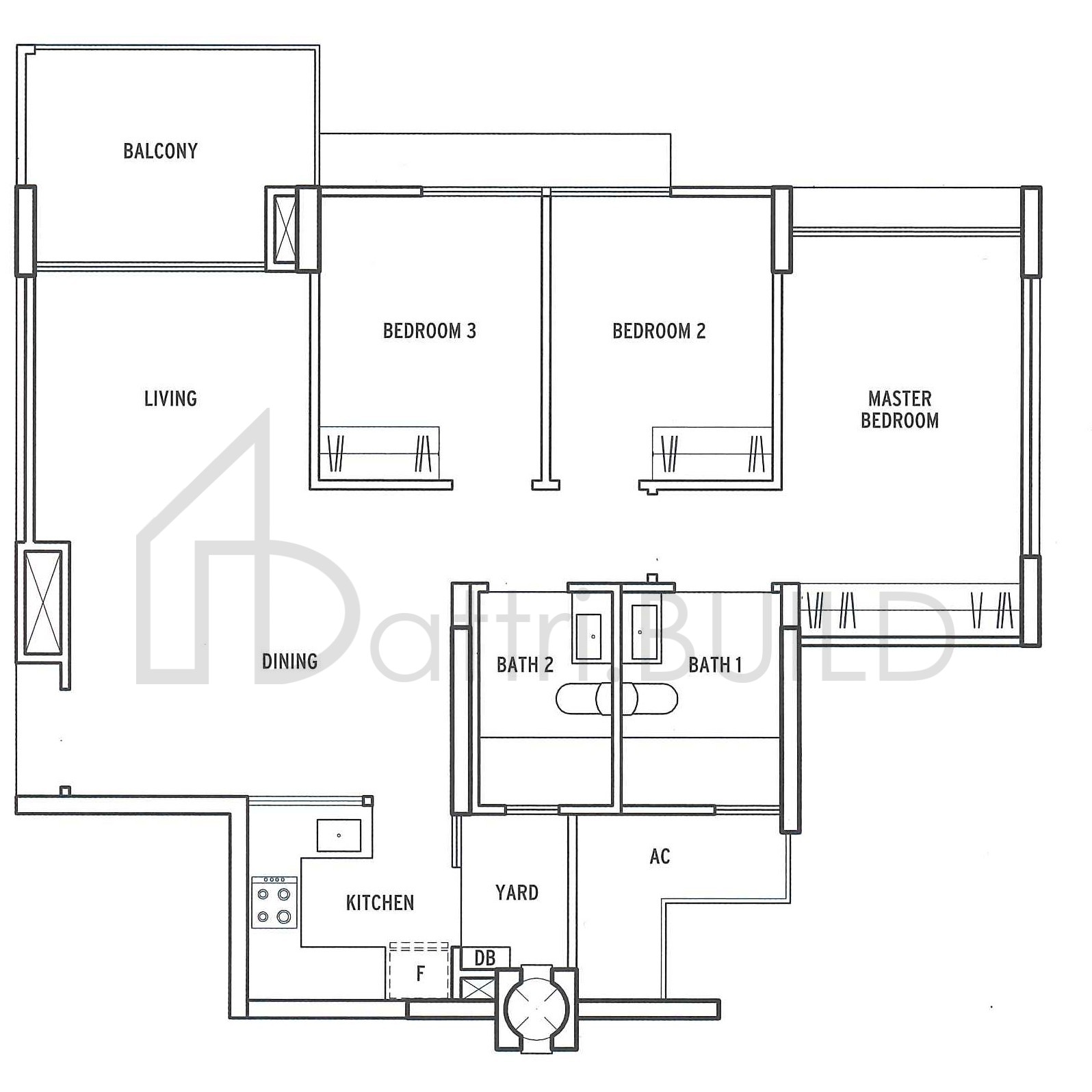 TREASURE CREST A1 floorplan (watermarked)