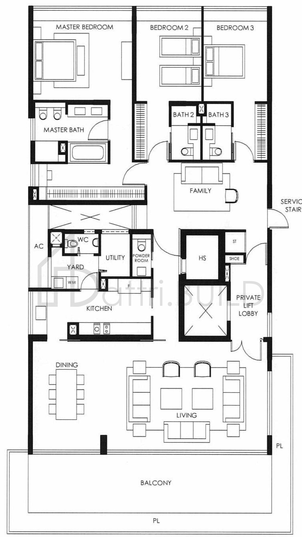 THE NASSIM B8 floorplan (watermarked)