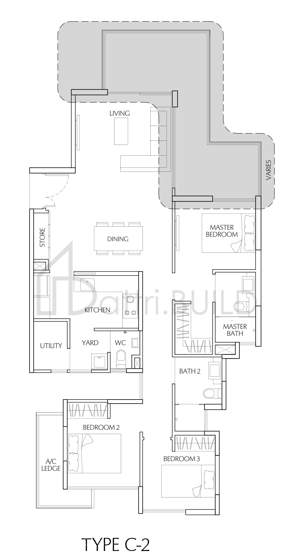 TERRASSE C-2 floorplan (watermarked)