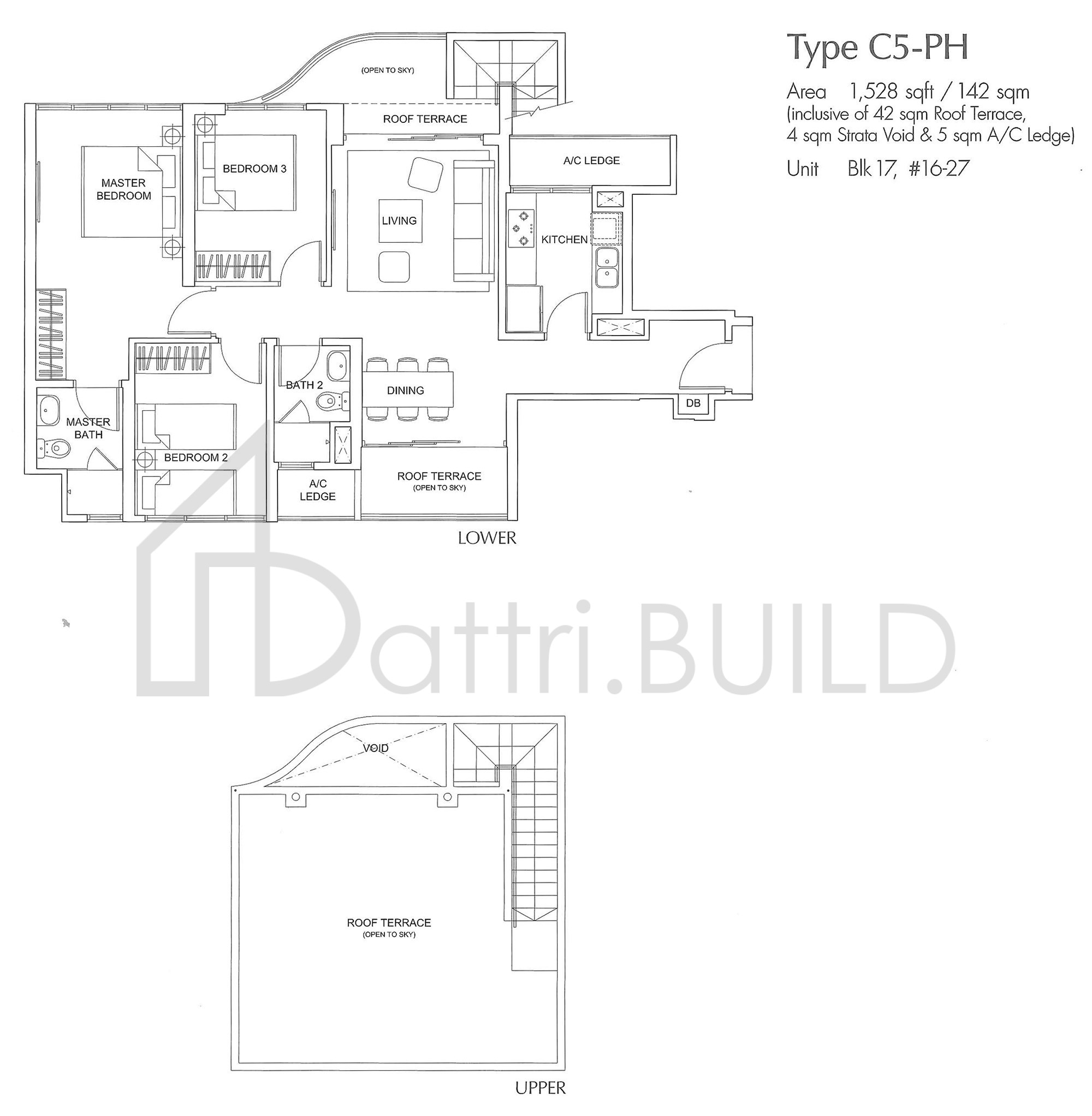 ARC AT TAMPINES C5-PH floorplan (watermarked)