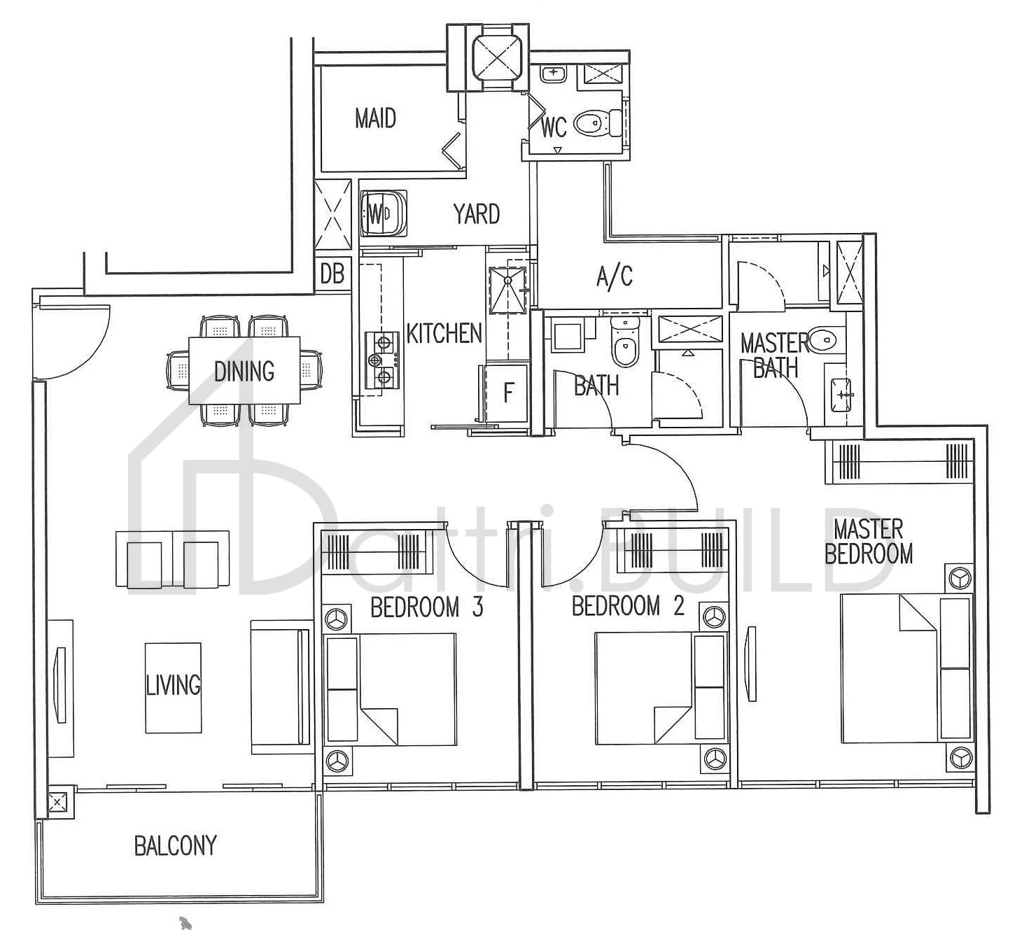 MY MANHATTAN C2-P floorplan (watermarked)