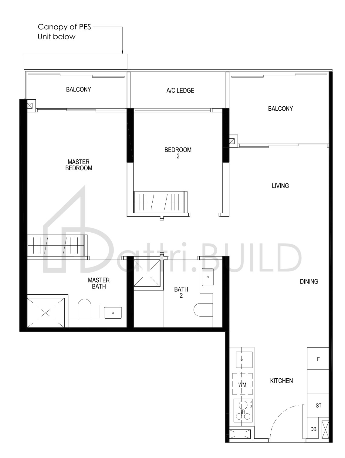 DAINTREE RESIDENCE B4d floorplan (watermarked)