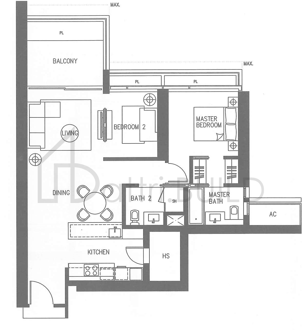 CONCOURSE SKYLINE B2-b floorplan (watermarked)