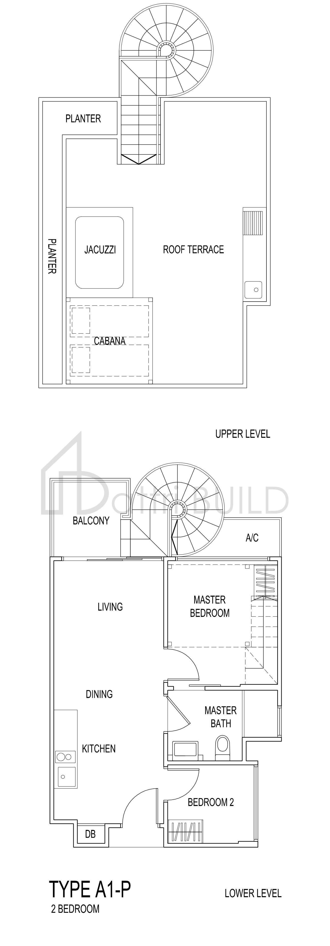 JADE RESIDENCES A1-P floorplan (watermarked)