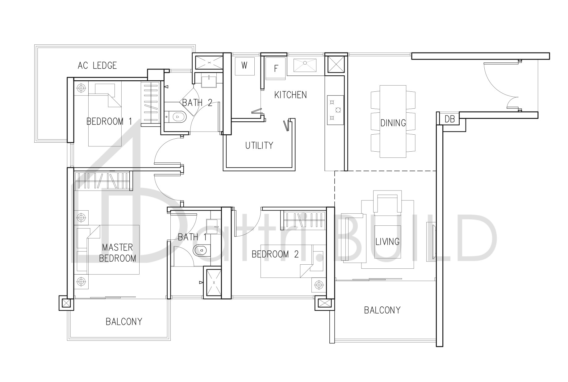 EIGHT RIVERSUITES D2a floorplan (watermarked)