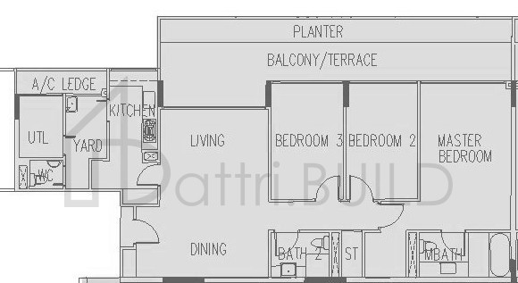 THE INTERLACE B3(171) floorplan (watermarked)