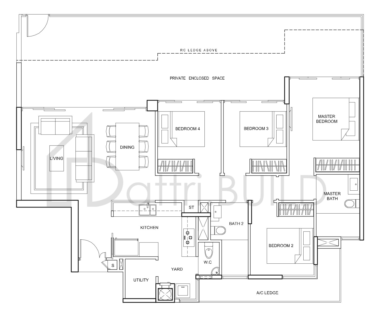 PARC CENTROS D1P floorplan (watermarked)