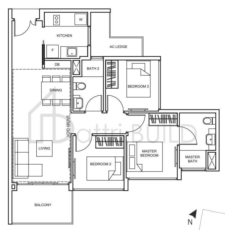 THE GLADES Cc4-L floorplan (watermarked)