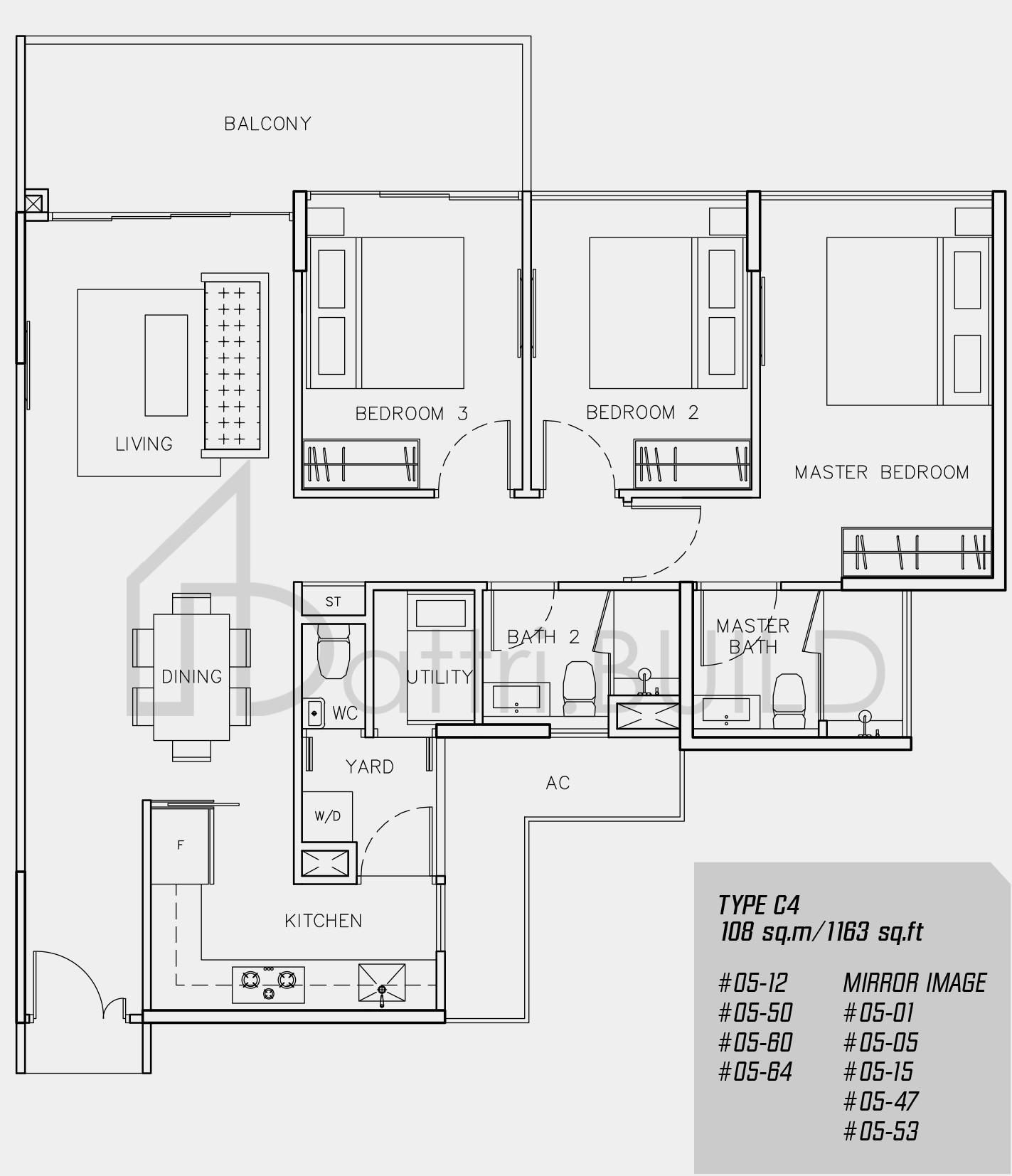 PARC OLYMPIA C4 floorplan (watermarked)