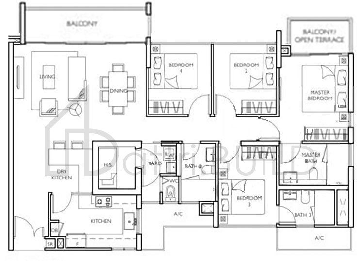 PRIVE E1-b2 floorplan (watermarked)