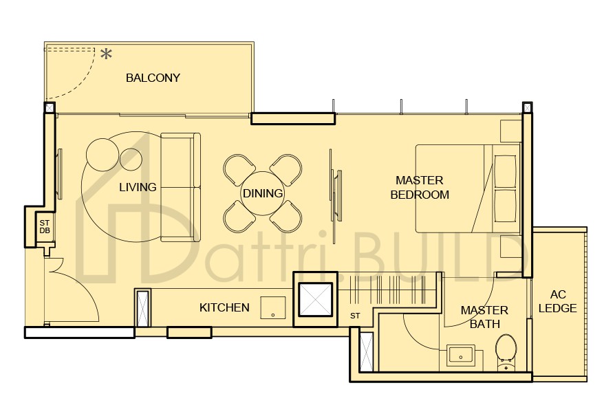 THE TEMBUSU A2 floorplan (watermarked)