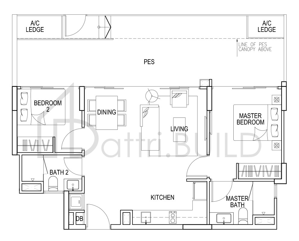 FLO RESIDENCE A1p2 floorplan (watermarked)