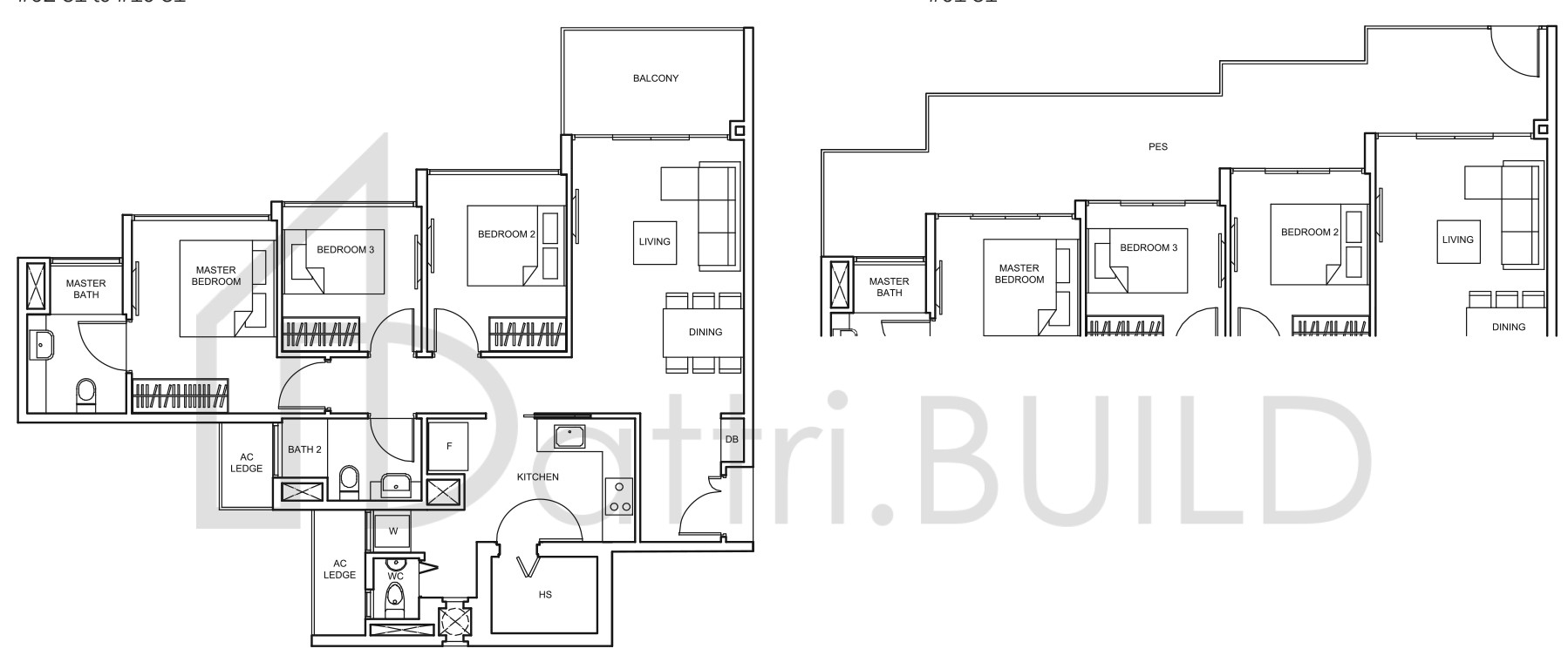 THE GLADES C4-P floorplan (watermarked)