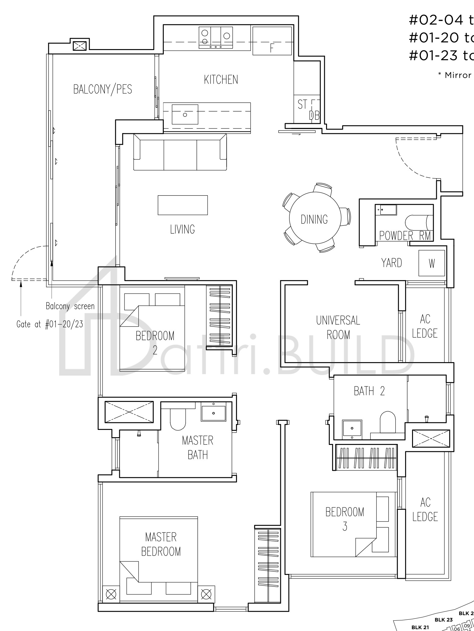 PARC LIFE C1P floorplan (watermarked)