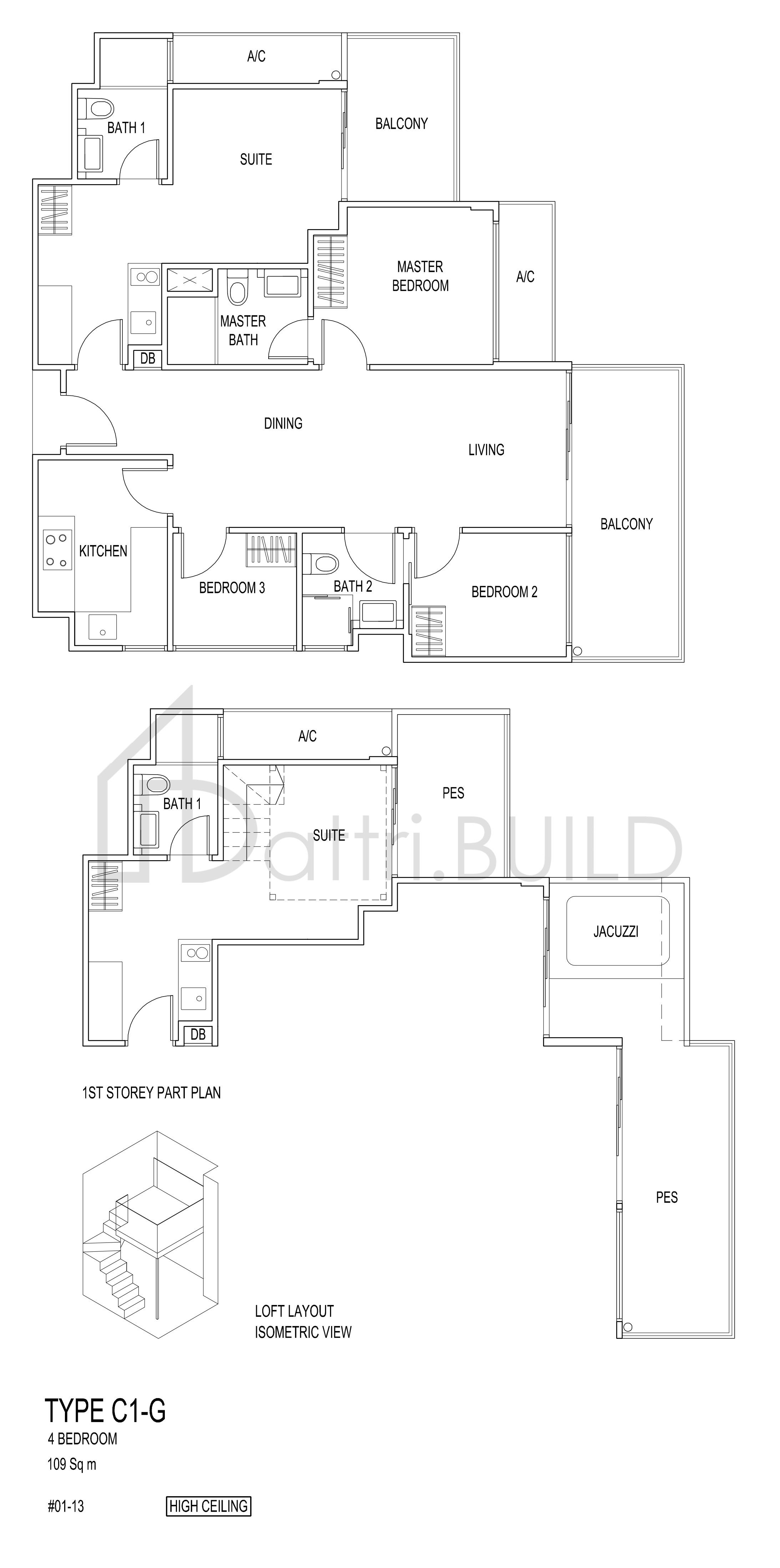 JADE RESIDENCES C1-G floorplan (watermarked)