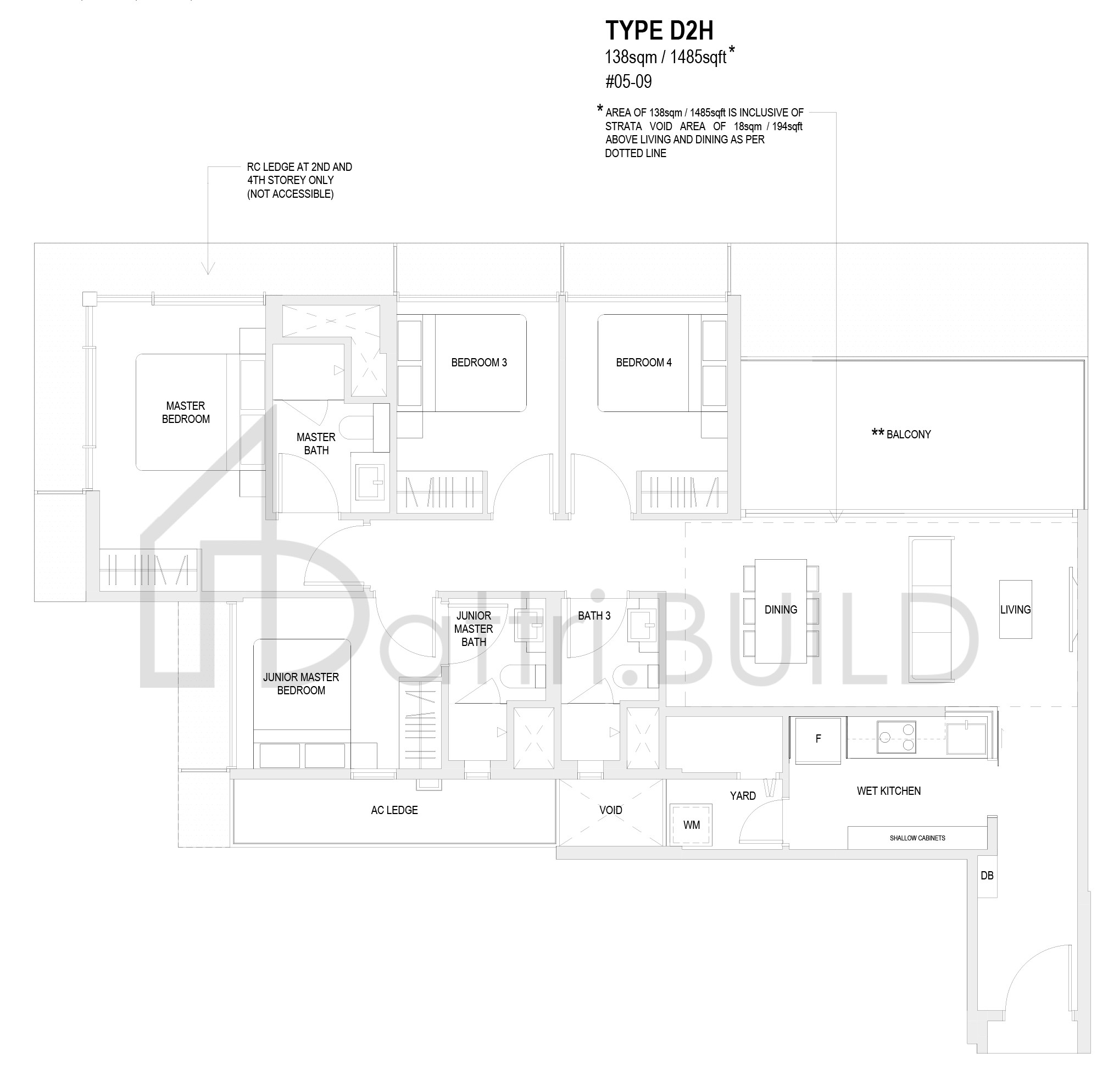 THE VERANDAH RESIDENCES D2H floorplan (watermarked)