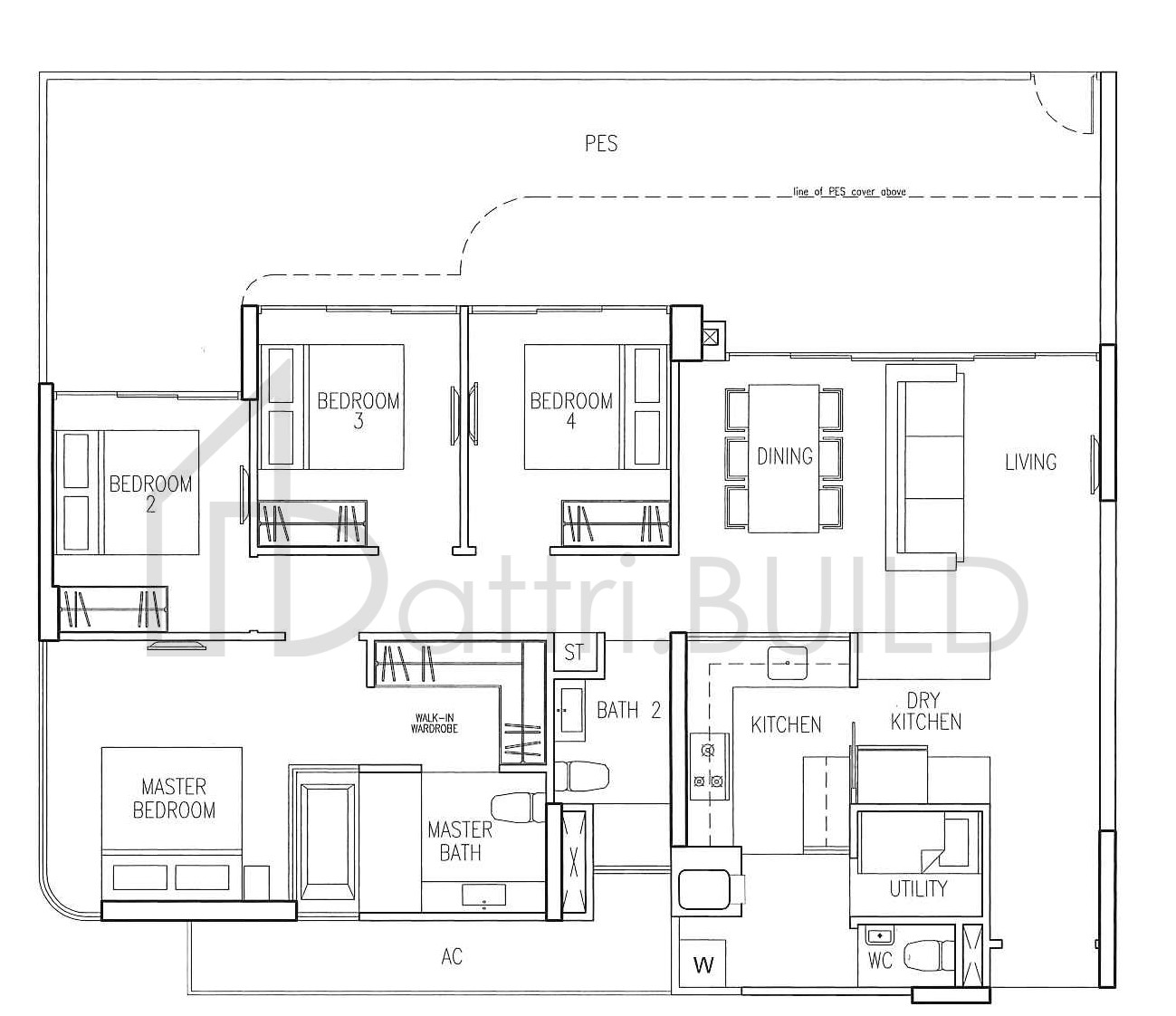 RIVERSOUND RESIDENCE D5ap floorplan (watermarked)