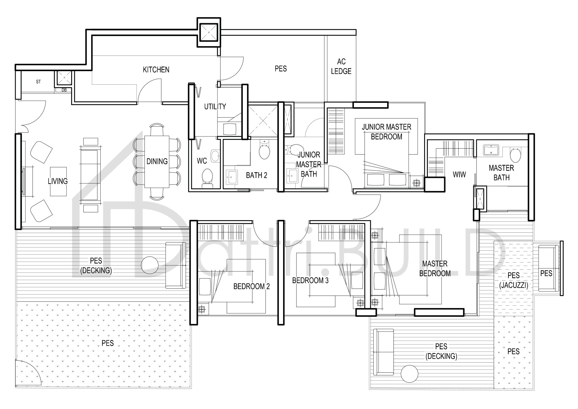 FORESQUE RESIDENCES D4 floorplan (watermarked)