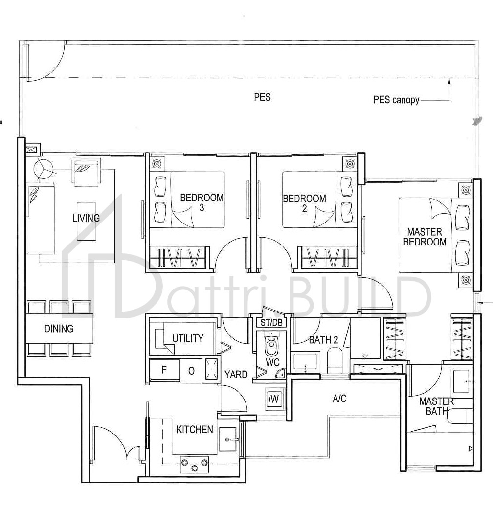 BLOSSOM RESIDENCES B2P1 floorplan (watermarked)