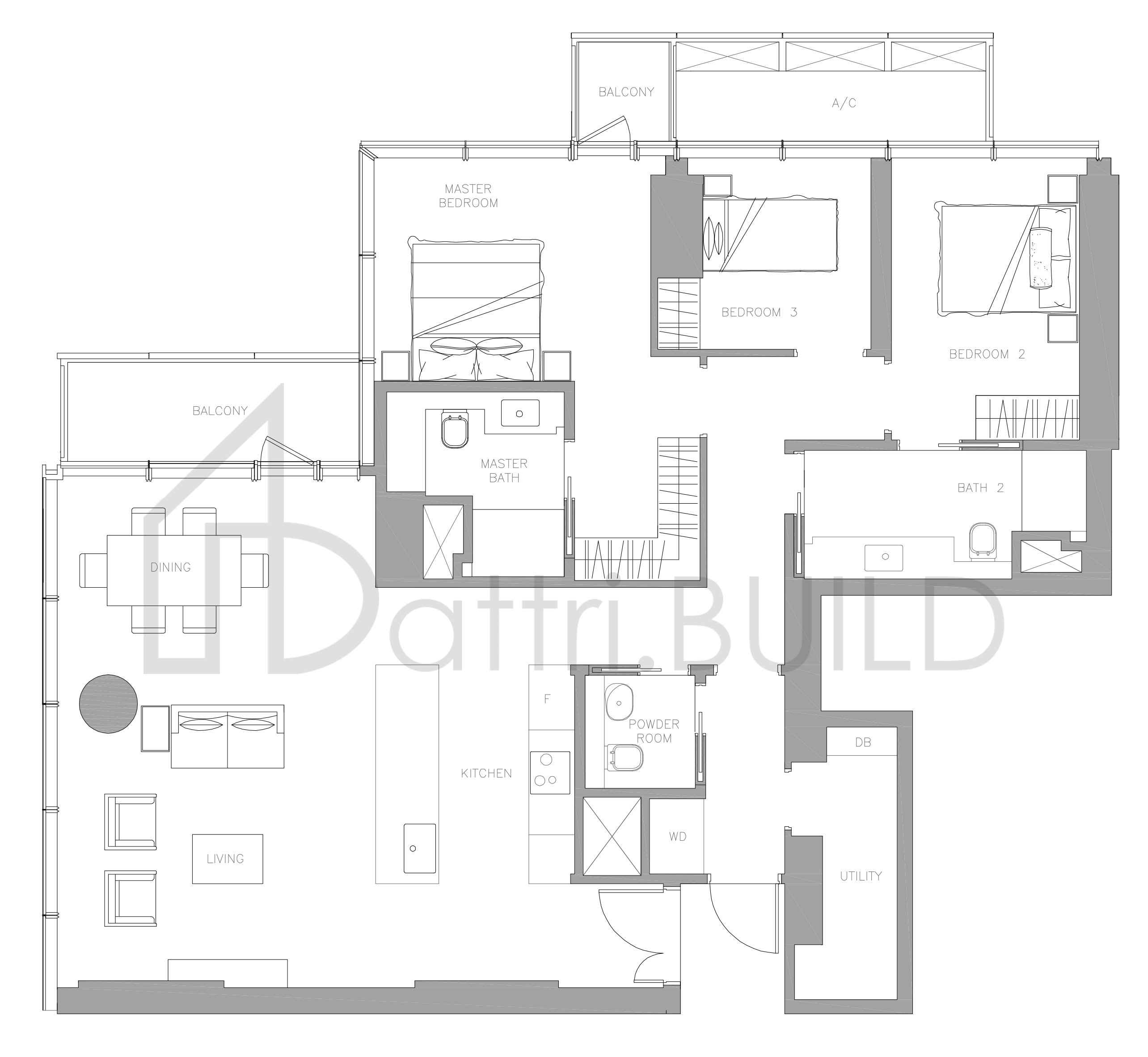 WALLICH RESIDENCE AT TANJONG PAGAR CENTRE A3-3-51 floorplan (watermarked)