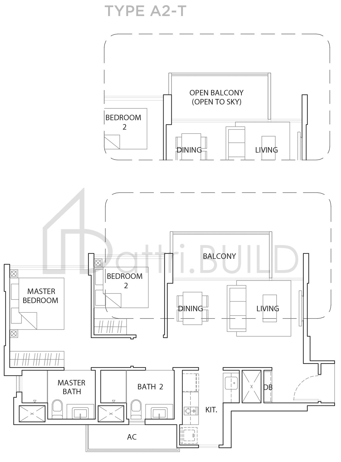 THE VALES A2-T floorplan (watermarked)