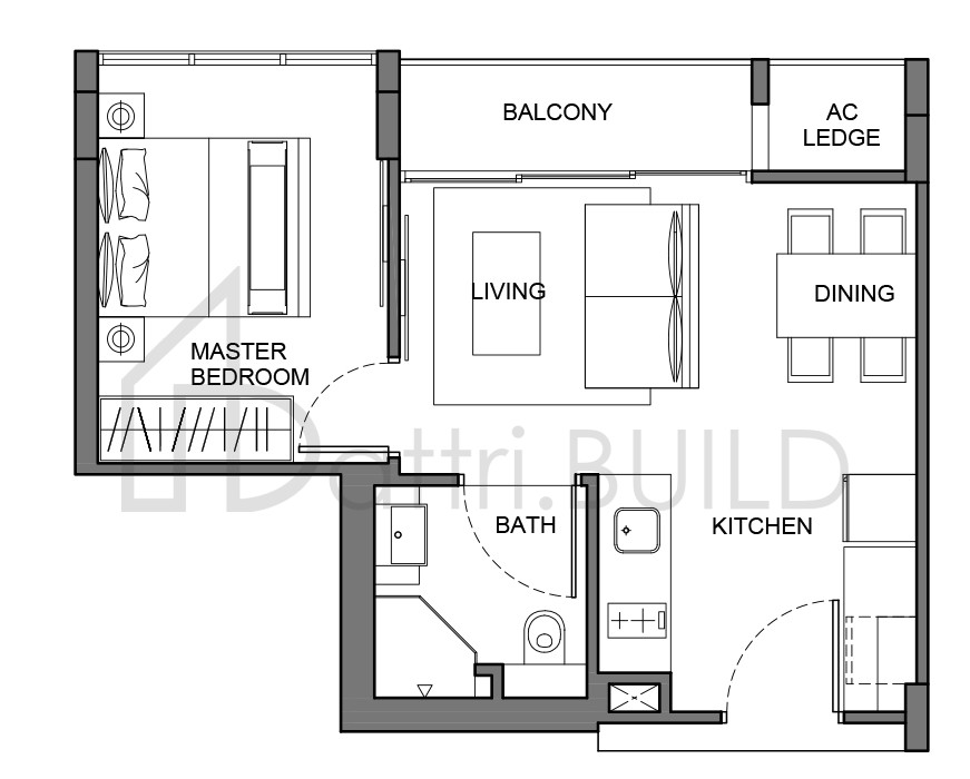 THE ENCLAVE . HOLLAND D3 floorplan (watermarked)