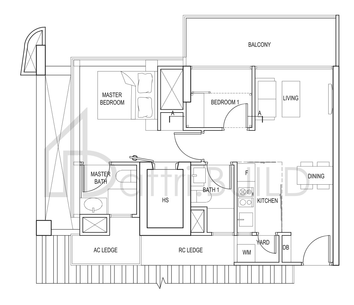 SPOTTISWOODE SUITES B3 floorplan (watermarked)