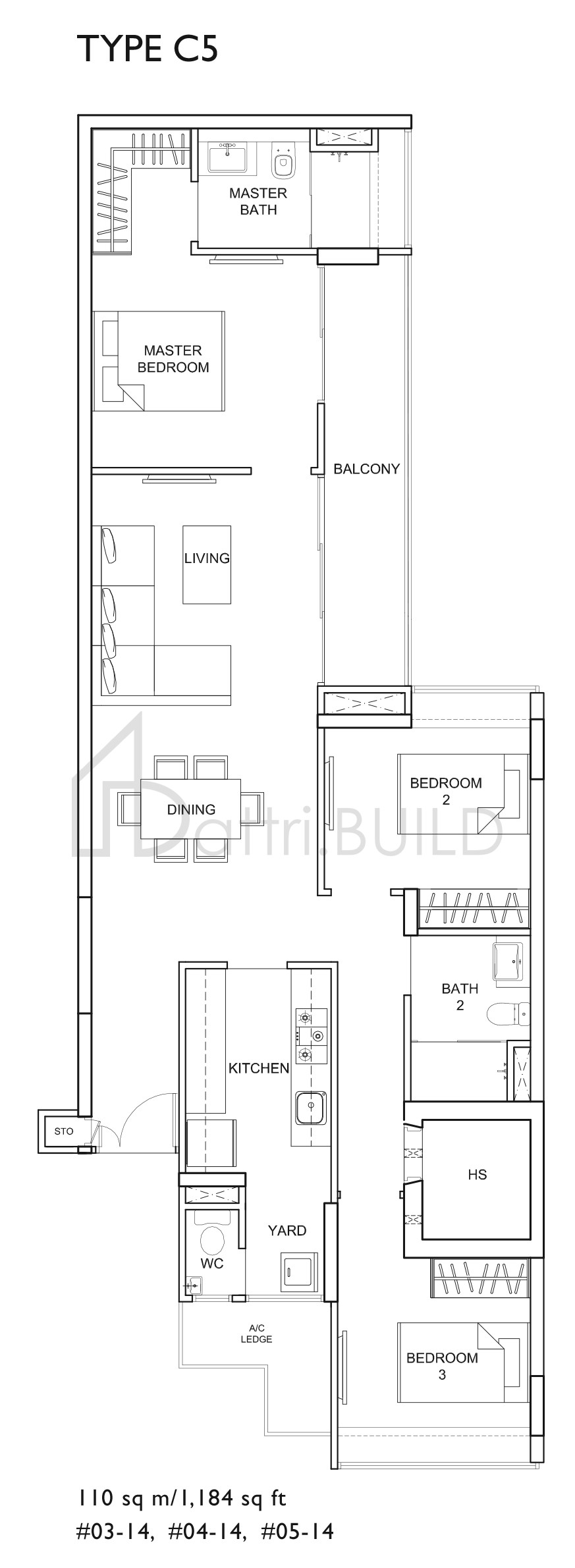 UBER 388 C5 floorplan (watermarked)