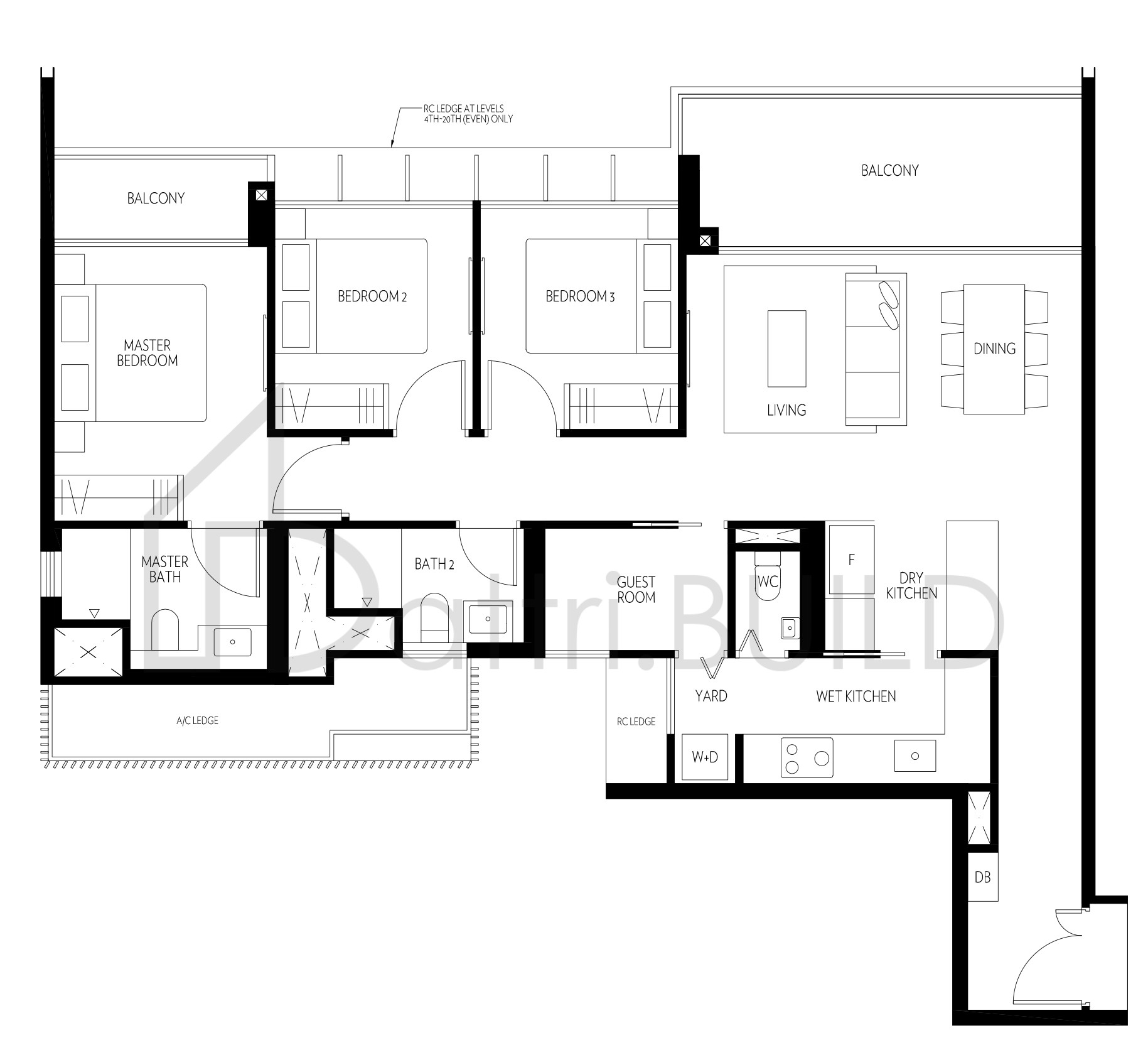 AMBER 45 C2 floorplan (watermarked)