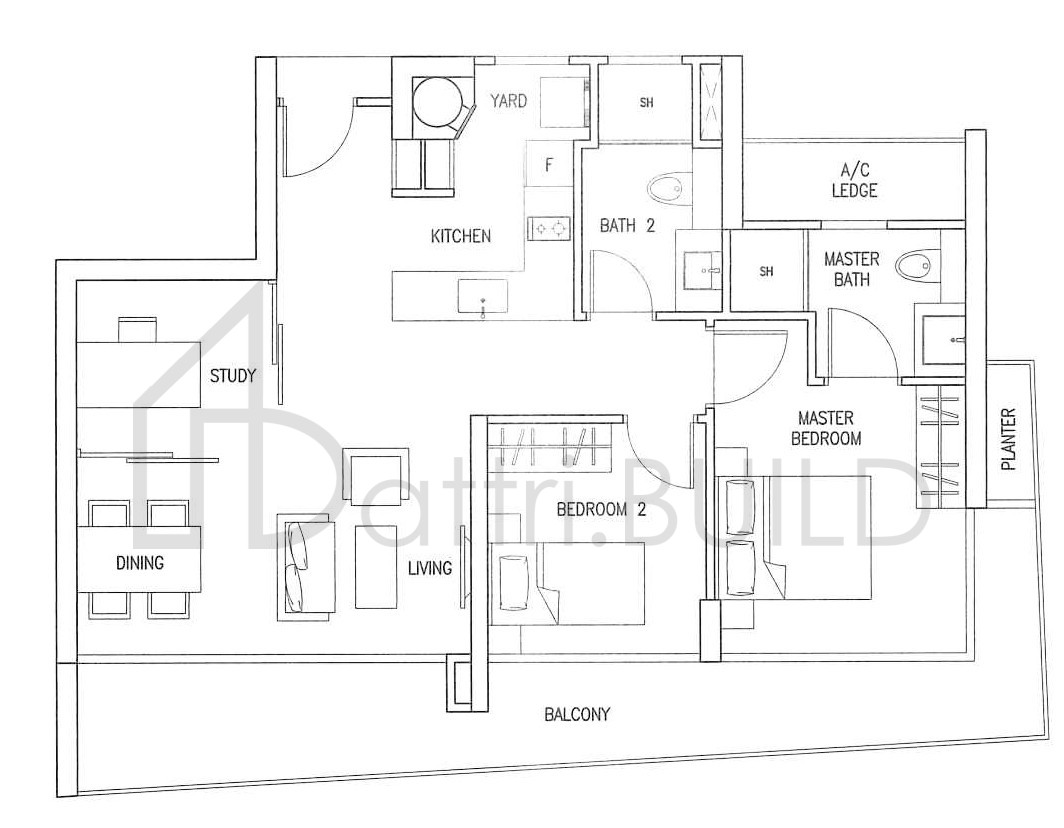 SUITES AT ORCHARD B4s-1a floorplan (watermarked)
