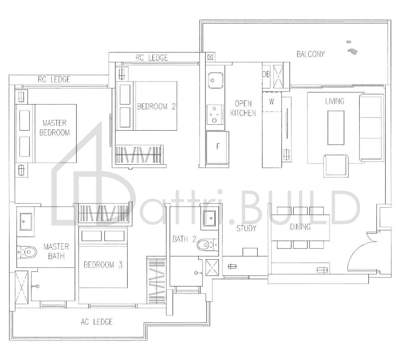 THE VISIONAIRE C4 floorplan (watermarked)